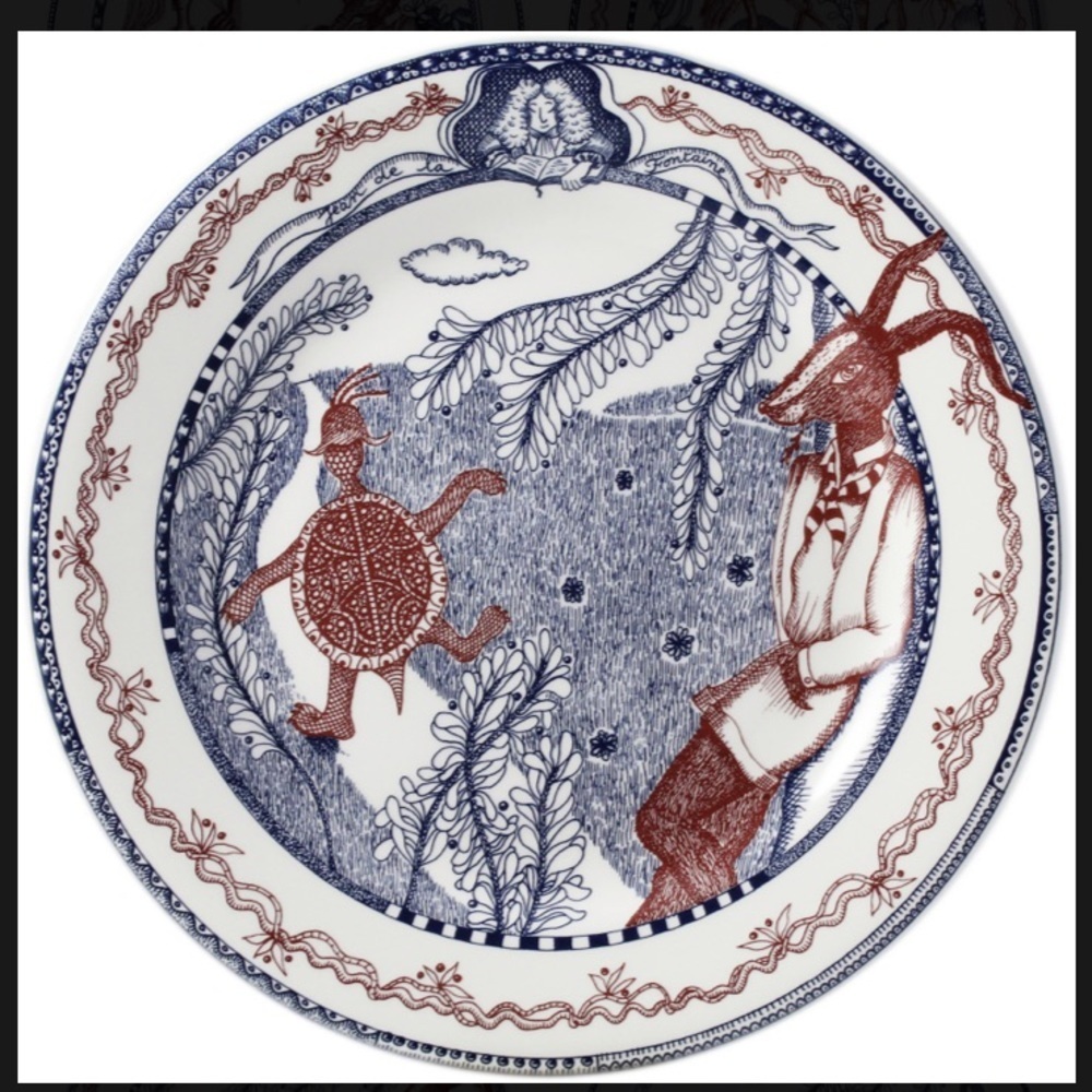 Anthropologie Florence balducci plate led fables new